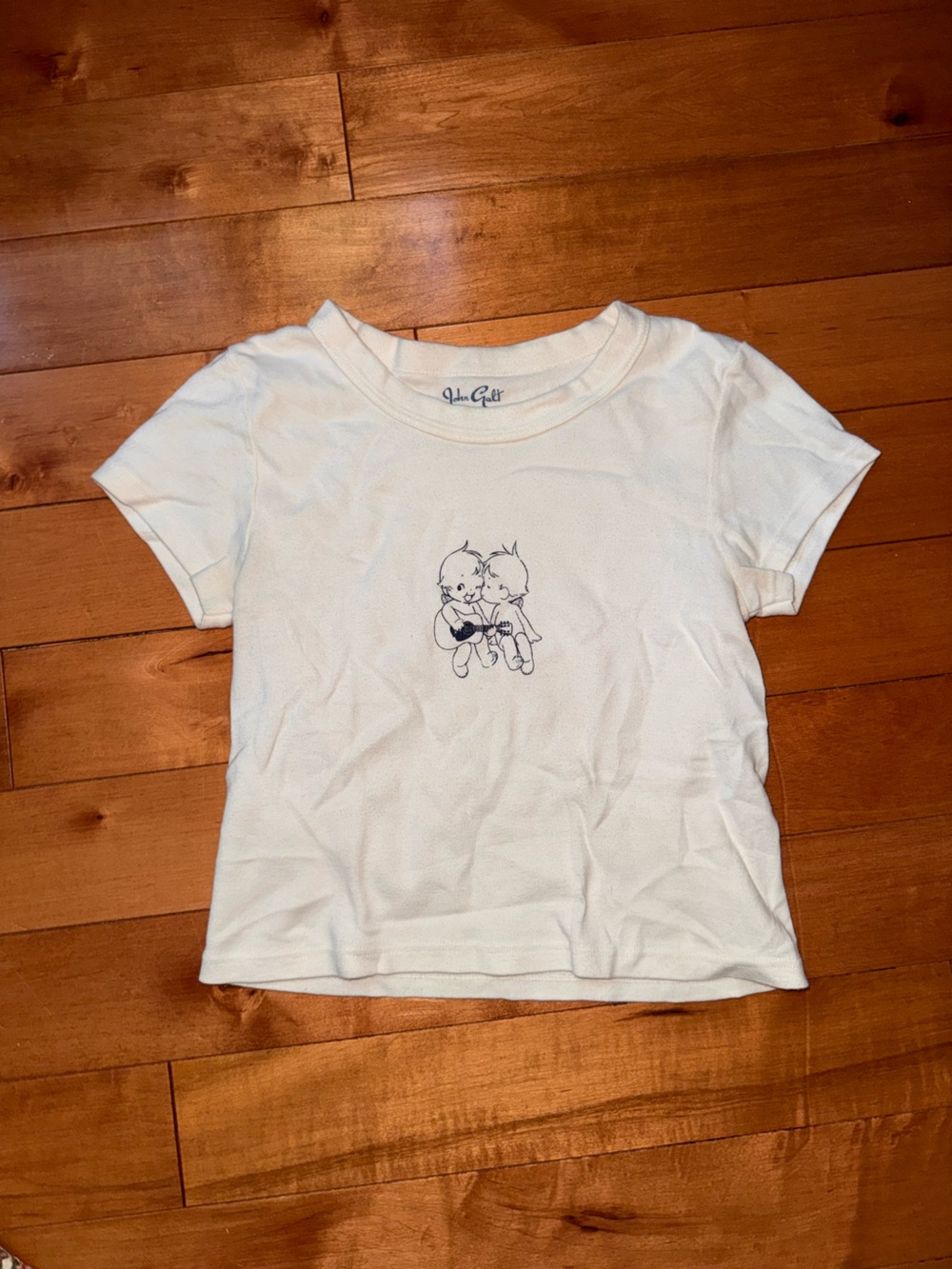 Brandy Melville graphic Tee angels guitar